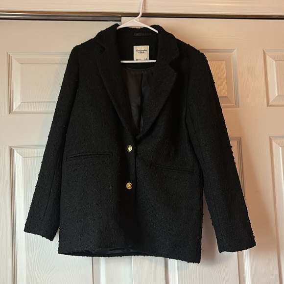 NEW A&F Heavyweight Tweed Blazer - Picture 9 of 13